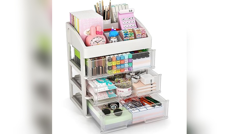 Desk Organizer With Drawers