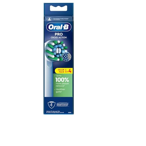 Oral B Cross Action Electric Toothbrush Replacement Brush Heads Refill, ...