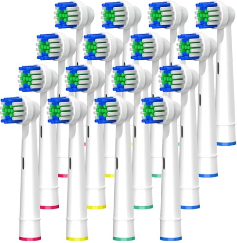Electric Toothbrush Replacement Heads 16 Pack/Compatible Oral B Braun Replacement ...