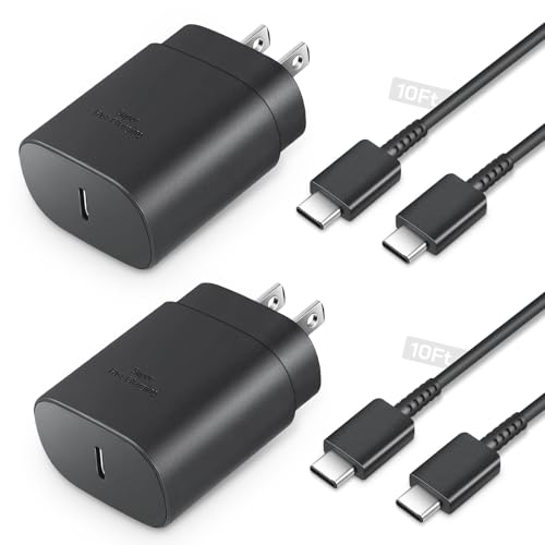 25W Type C Charger Fast Charging 10 ft, USB C ...