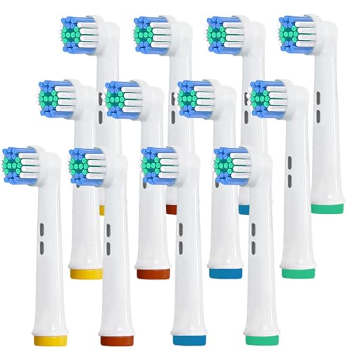 ARTCESAR 12 Pack Replacement Toothbrush Heads for Oral B Braun,Soft ...