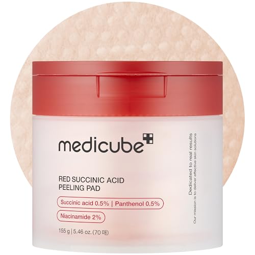 medicube Toner Pads Red Succinic Acid Panthenol Facial Peeling Pad ...