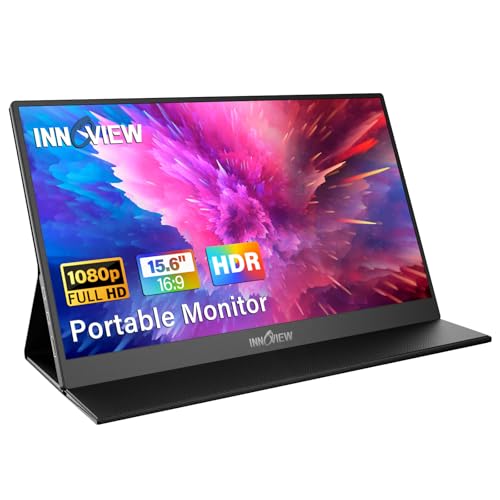 InnoView Portable Monitor, 15.6 Inch FHD 1080P HDMI USB C ...