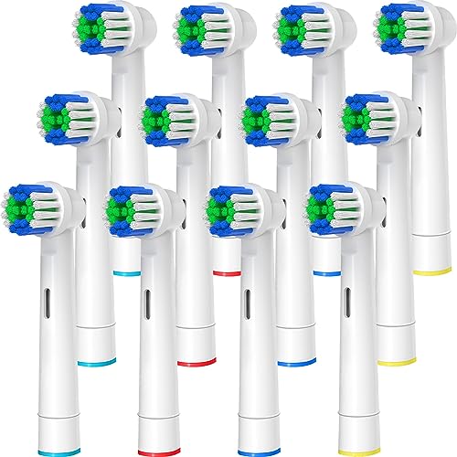 Replacement Toothbrush Heads Compatible with Oral B Braun, 12 Pcs ...