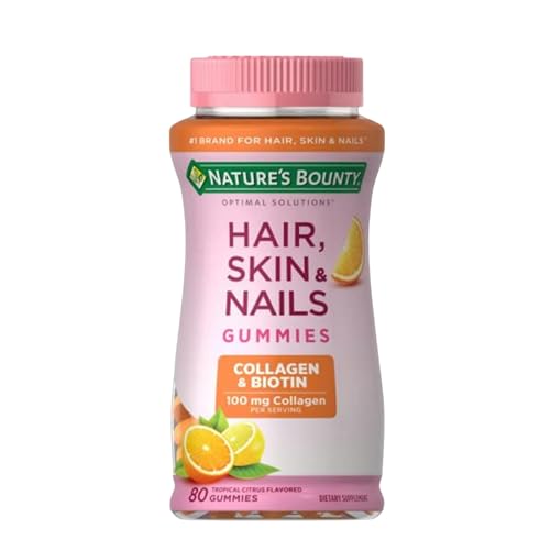 Nature's Bounty Optimal Solutions Hair, Skin & Nails with Biotin ...