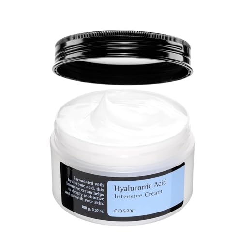 COSRX Hyaluronic Acid Moisturizing Cream, Long-lasting Hydration, Rich Moisturizer for ...
