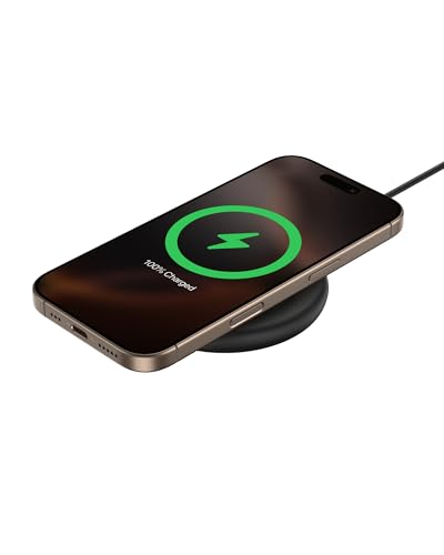 Belkin Magnetic Wireless Charging Pad 15W - MagSafe-Compatible Qi2-Certified Wireless ...