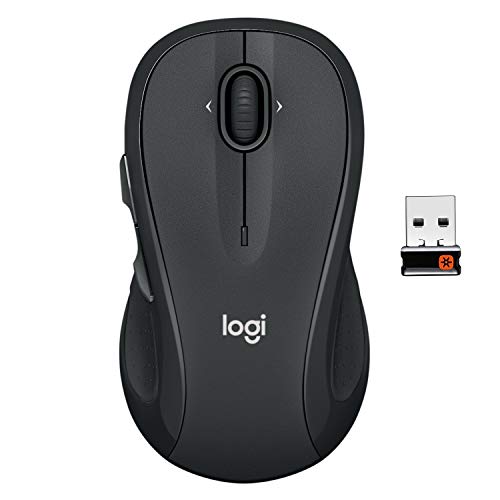 Logitech M510 Wireless Mouse, 2.4 GHz with USB Unifying Receiver, ...