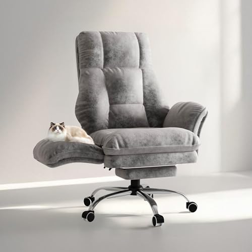 Big and Tall Office Chair, Flip Armrests for Pets & ...