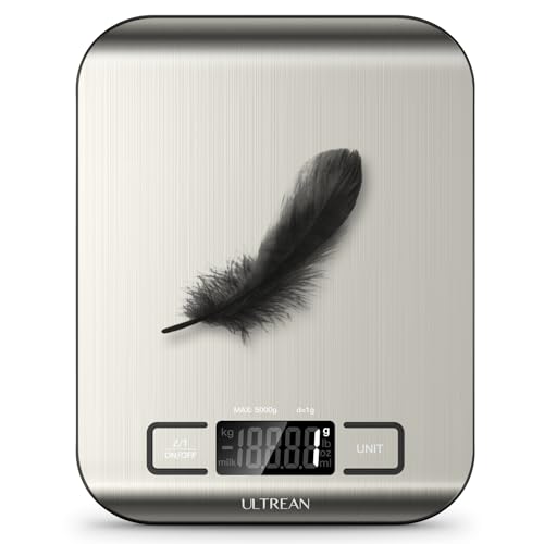 Ultrean Food Scale, Digital Kitchen Scale with LCD Display, Weight ...