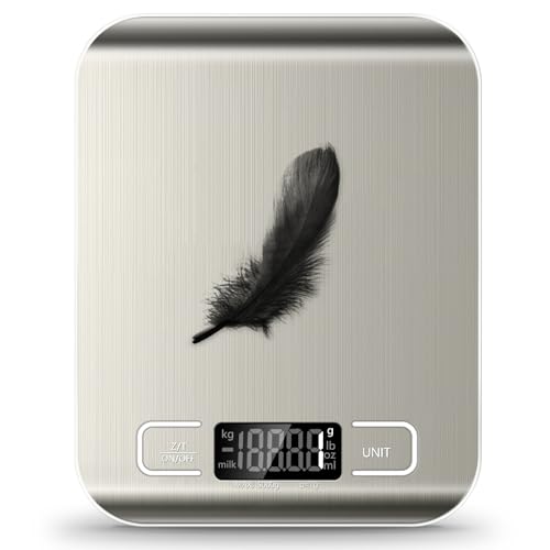 Food Scale, 11lb Kitchen Scale with 6 Units Tare Function ...