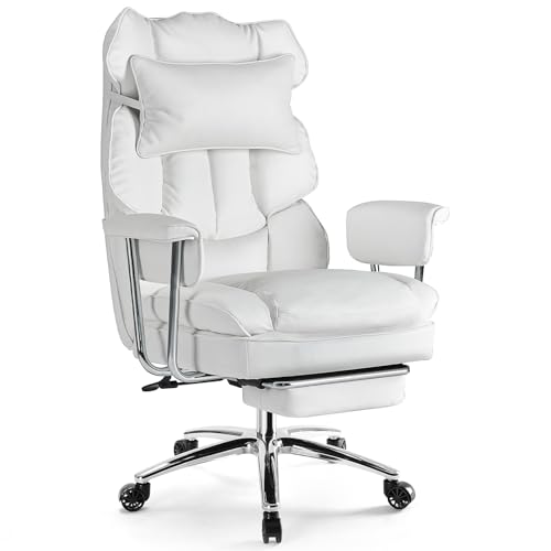 Sweetcrispy Executive Home Office Desk Chair - Ergonomic Big Tall ...