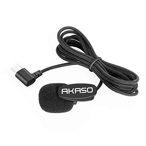 AKASO External Microphone Brave 7/ Brave 8/ Brave 6 Plus ...