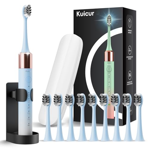Kuicur Sonic Electric Toothbrush for Adults and Kids, Comes with ...