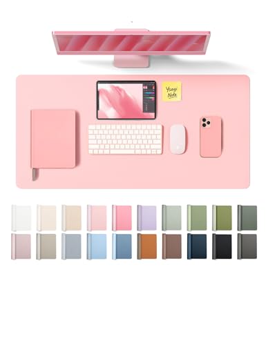 YSAGi Leather Desk Protector, Office Mat, Large Mouse Mat, Non-Slip ...