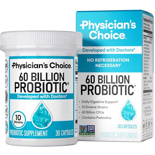 Physician's CHOICE Probiotics 60 Billion CFU - 10 Strains + ...