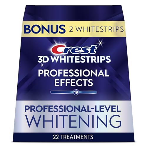 Crest 3D Whitestrips Professional Effects – Teeth Whitening Kit, 22 ...