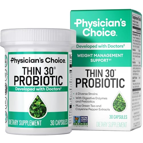 Physician's CHOICE Probiotics for Weight Management & Bloating - 6 ...