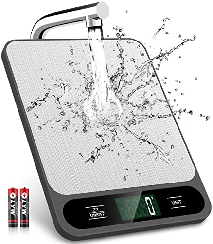 Mik-Nana Food Scale, 10kg/22lb Digital Kitchen Scale Weight Grams and ...